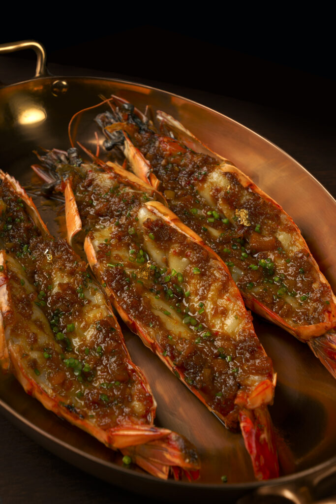 GRILLED KING PRAWNS